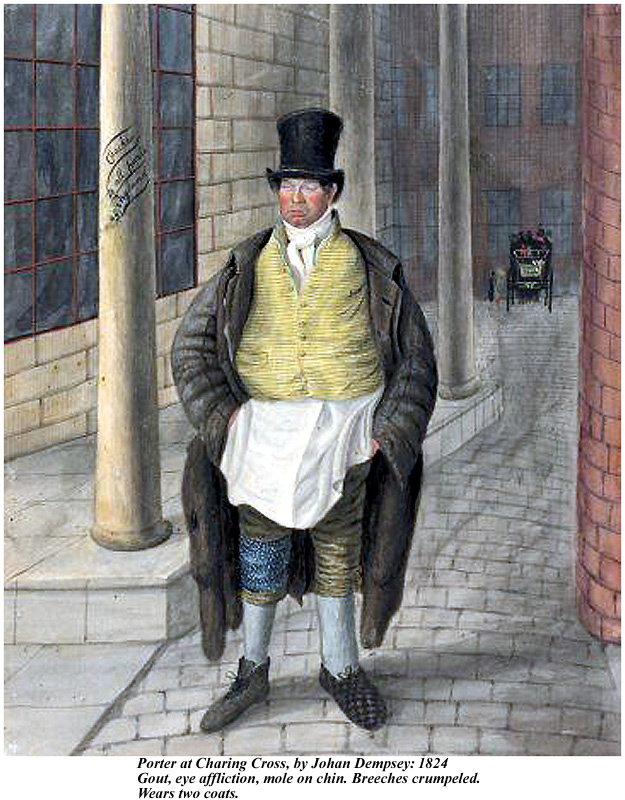 Porter Charing Cross John Dempsey 1824